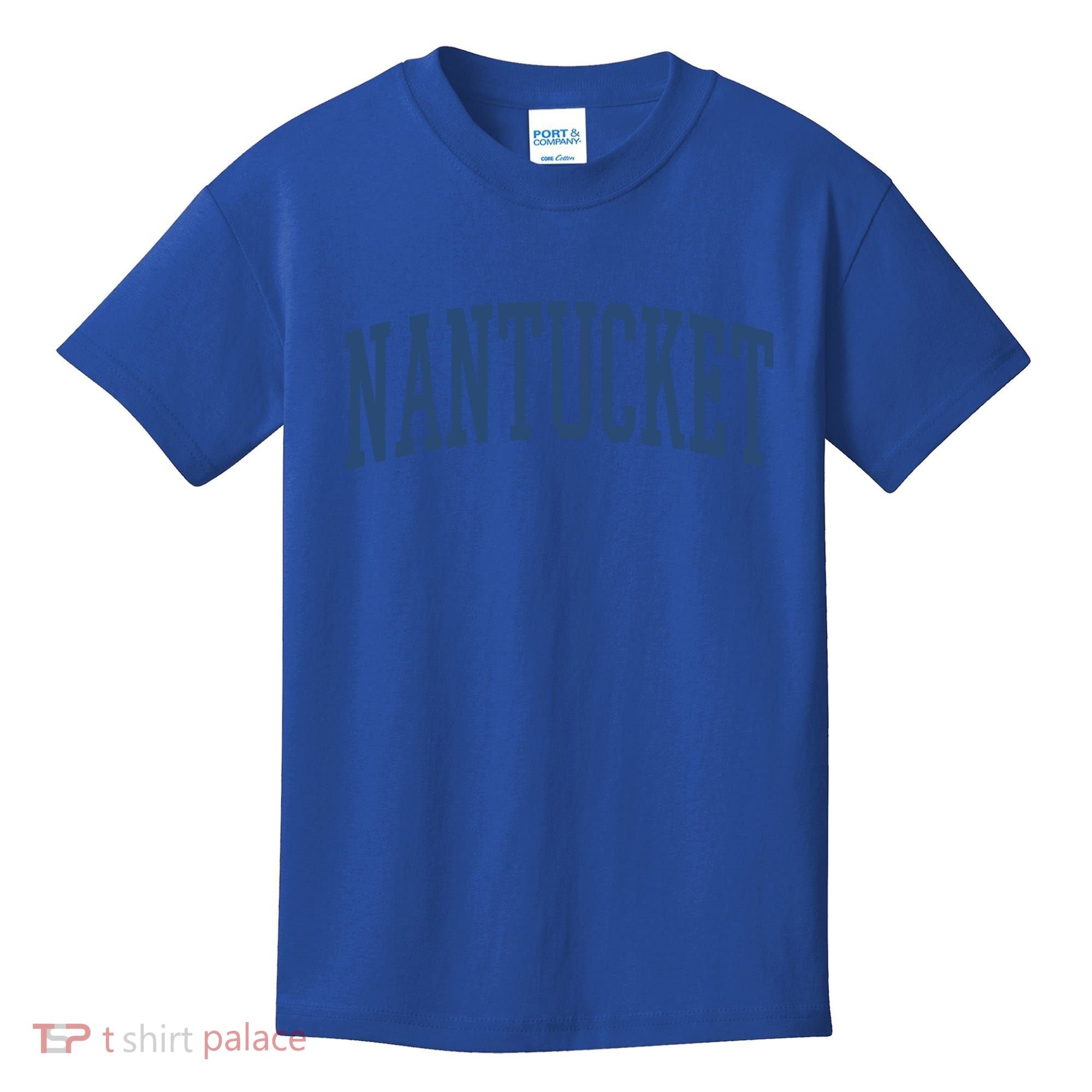 Varsity Grey Nantucket Cool Gift Kids T-Shirt