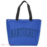 Varsity Grey Nantucket Cool Gift Tote Bag thumb 0