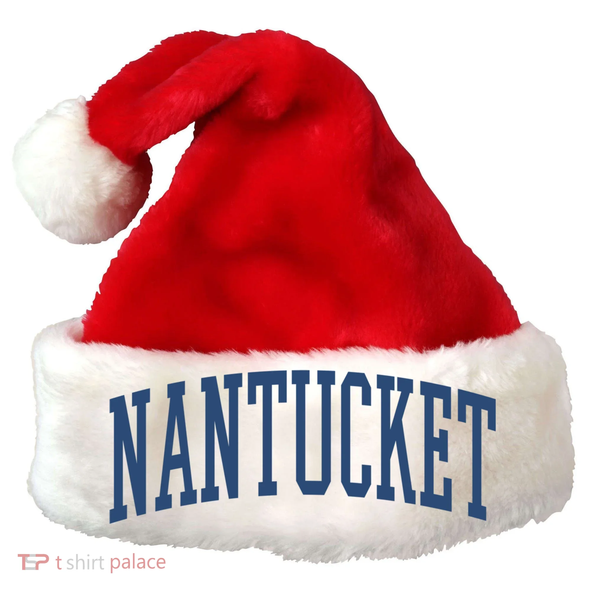 Varsity Grey Nantucket Cool Gift Santa Hat