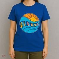 Vintage Gulf of Mexico Retro Sun Emblem T-Shirt thumb 4