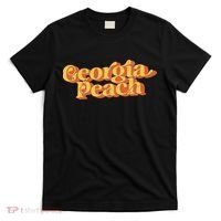 Vintage Georgia Peach Funny Cute Retro 70's Summer T-Shirt thumb 0
