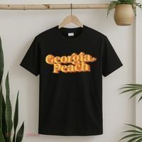 Vintage Georgia Peach Funny Cute Retro 70's Summer T-Shirt thumb 2