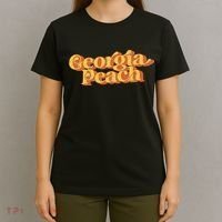 Vintage Georgia Peach Funny Cute Retro 70's Summer T-Shirt thumb 4