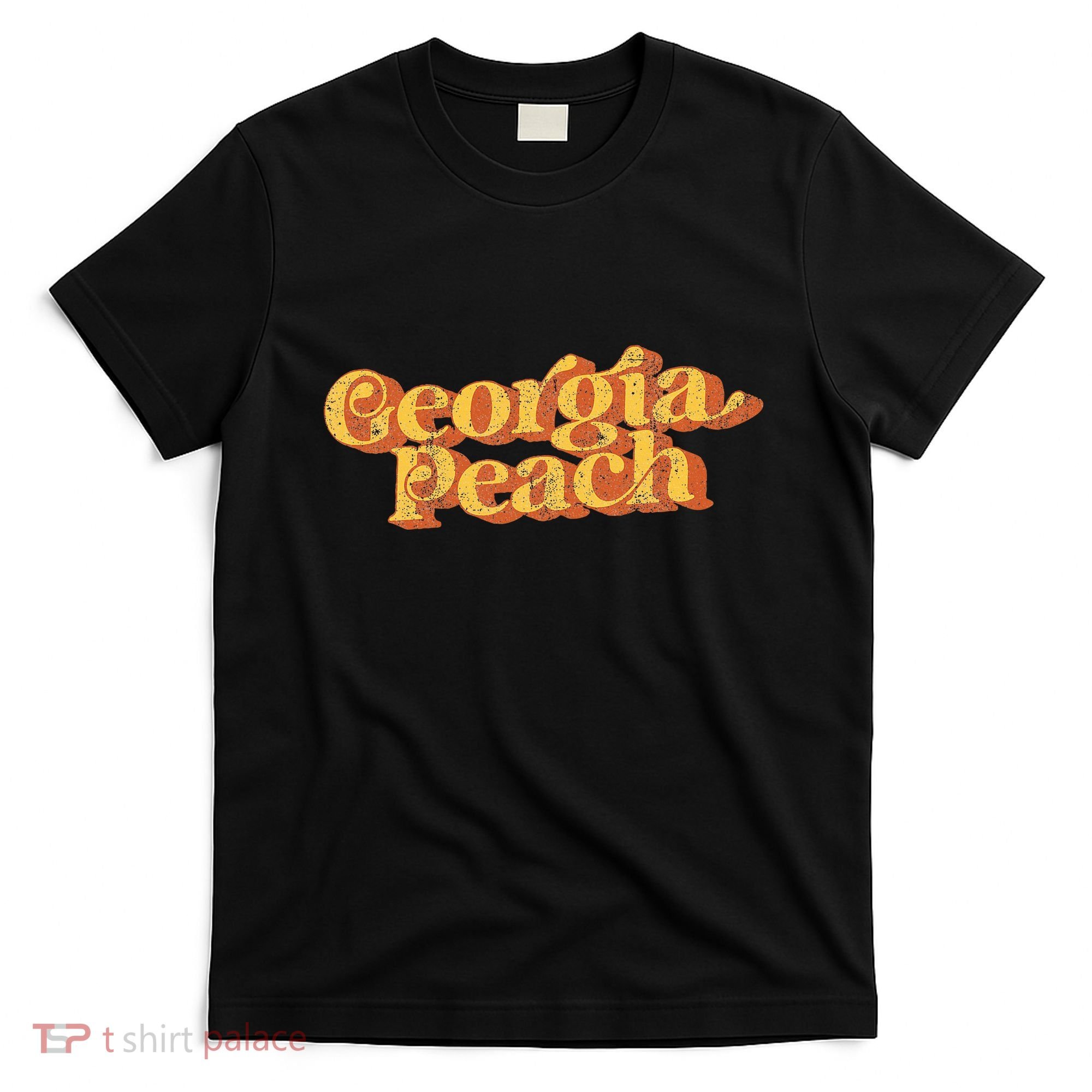 Vintage Georgia Peach Funny Cute Retro 70S Summer T-Shirt