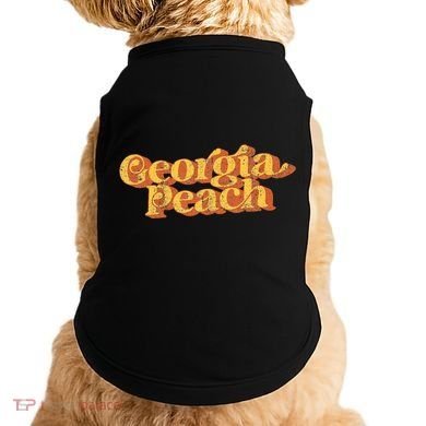 Vintage Georgia Peach 70s Summer Doggie Tank