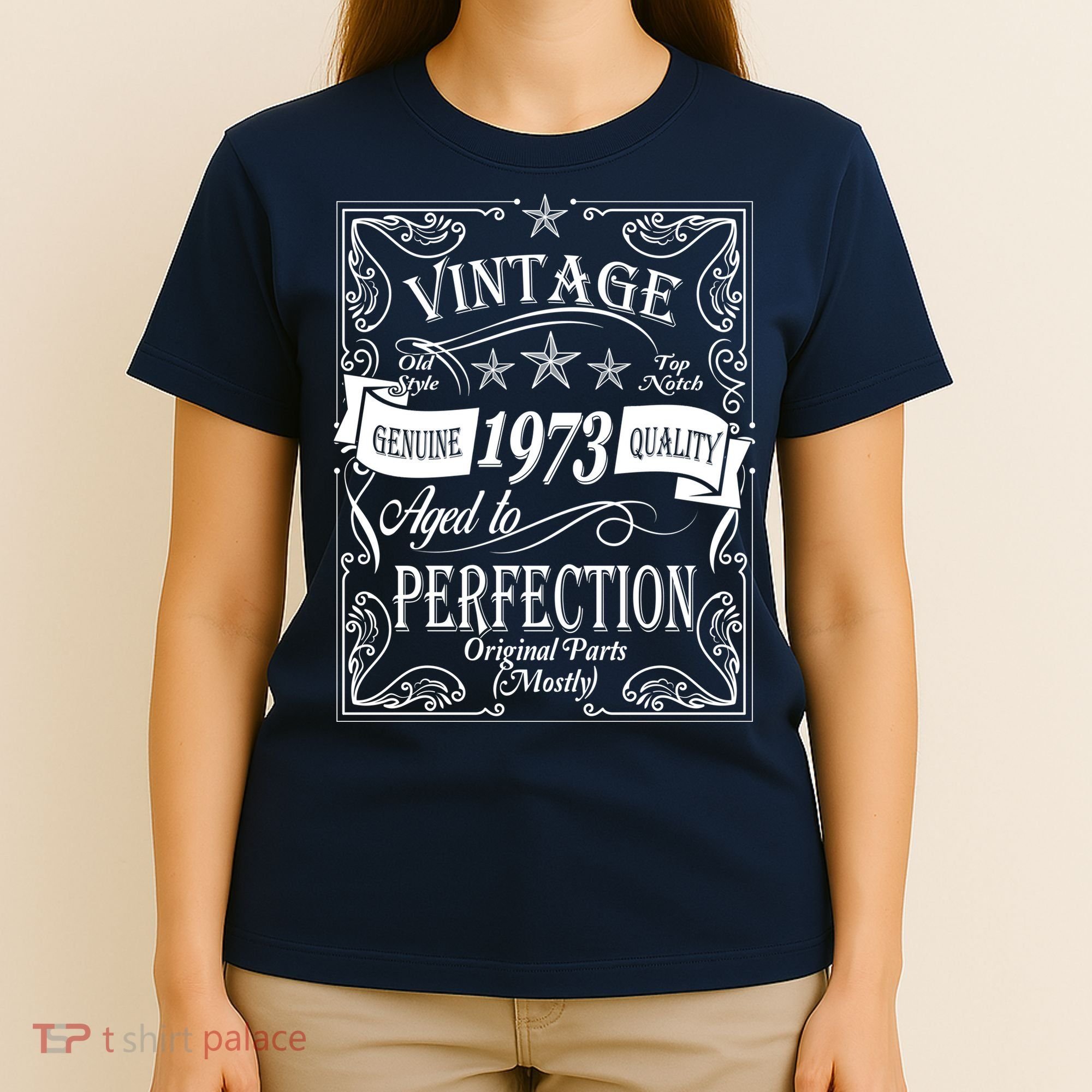 Vintage Genuine Quality 1973 Original Parts Mostly 50th Birthday T-Shirt