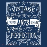 Vintage Genuine Quality 1973 Original Parts Mostly 50th Birthday T-Shirt thumb 7
