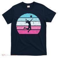 Volleyball Girl Retro Vintage T-Shirt thumb 0