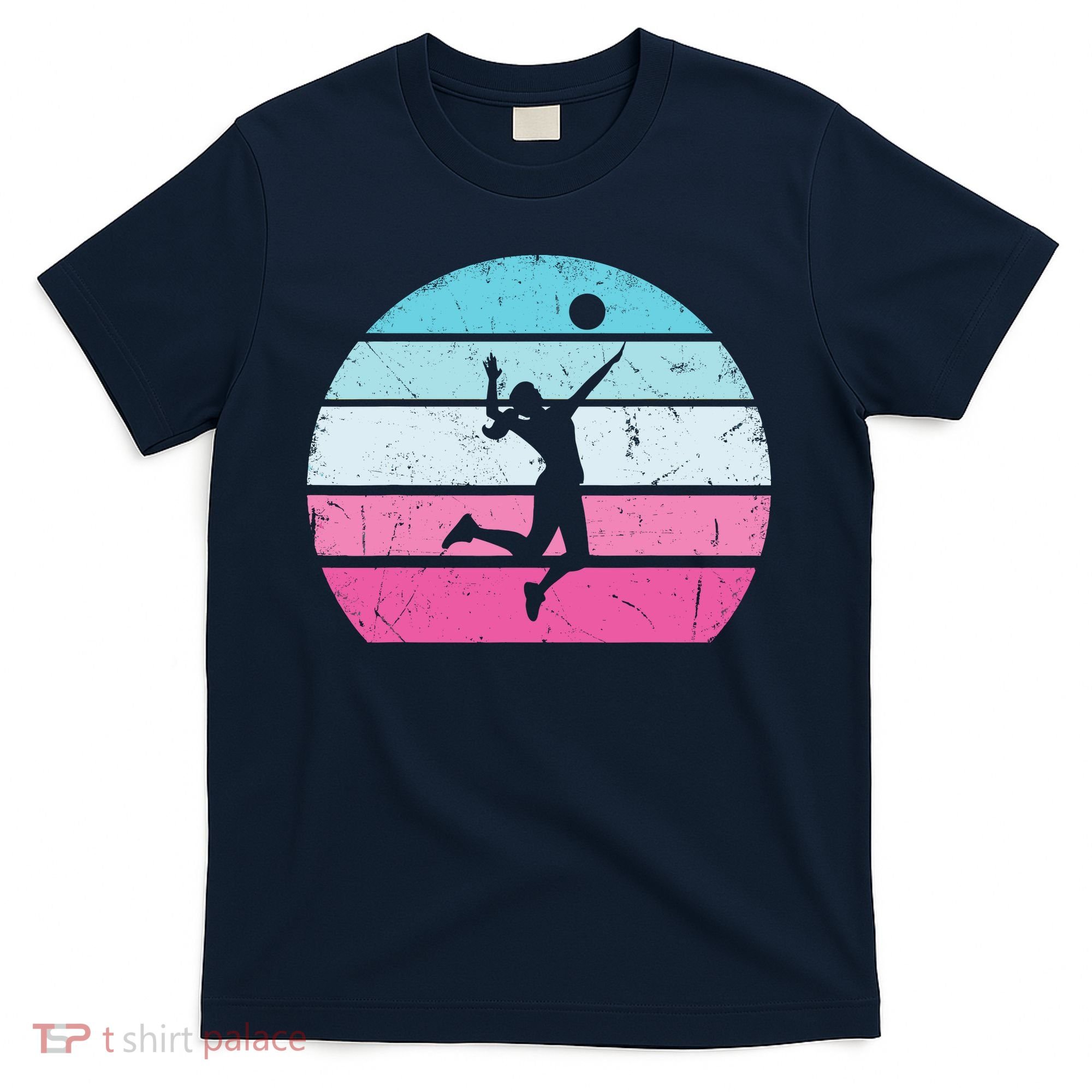 Volleyball Girl Retro Vintage T-Shirt
