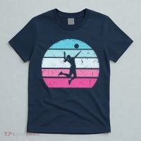 Volleyball Girl Retro Vintage T-Shirt thumb 5