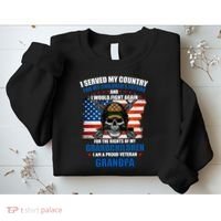 Veteran Grandpa Rights For My Grandchildren Sweatshirt thumb 2
