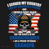 Veteran Grandpa Rights For My Grandchildren Women's Hoodie thumb 2