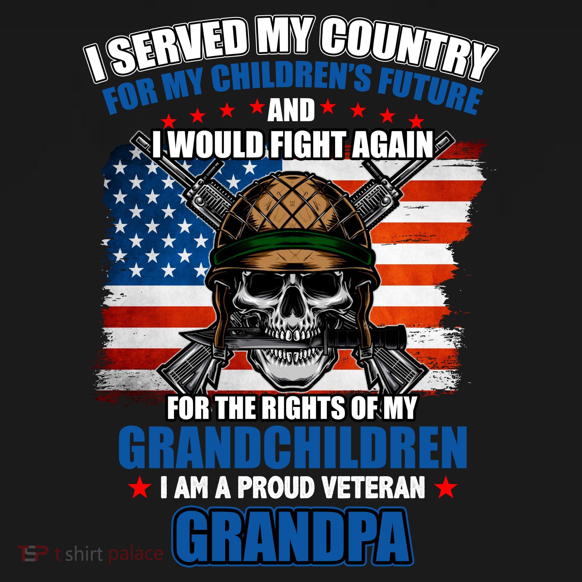 Veteran Grandpa Rights For My Grandchildren Mousepad