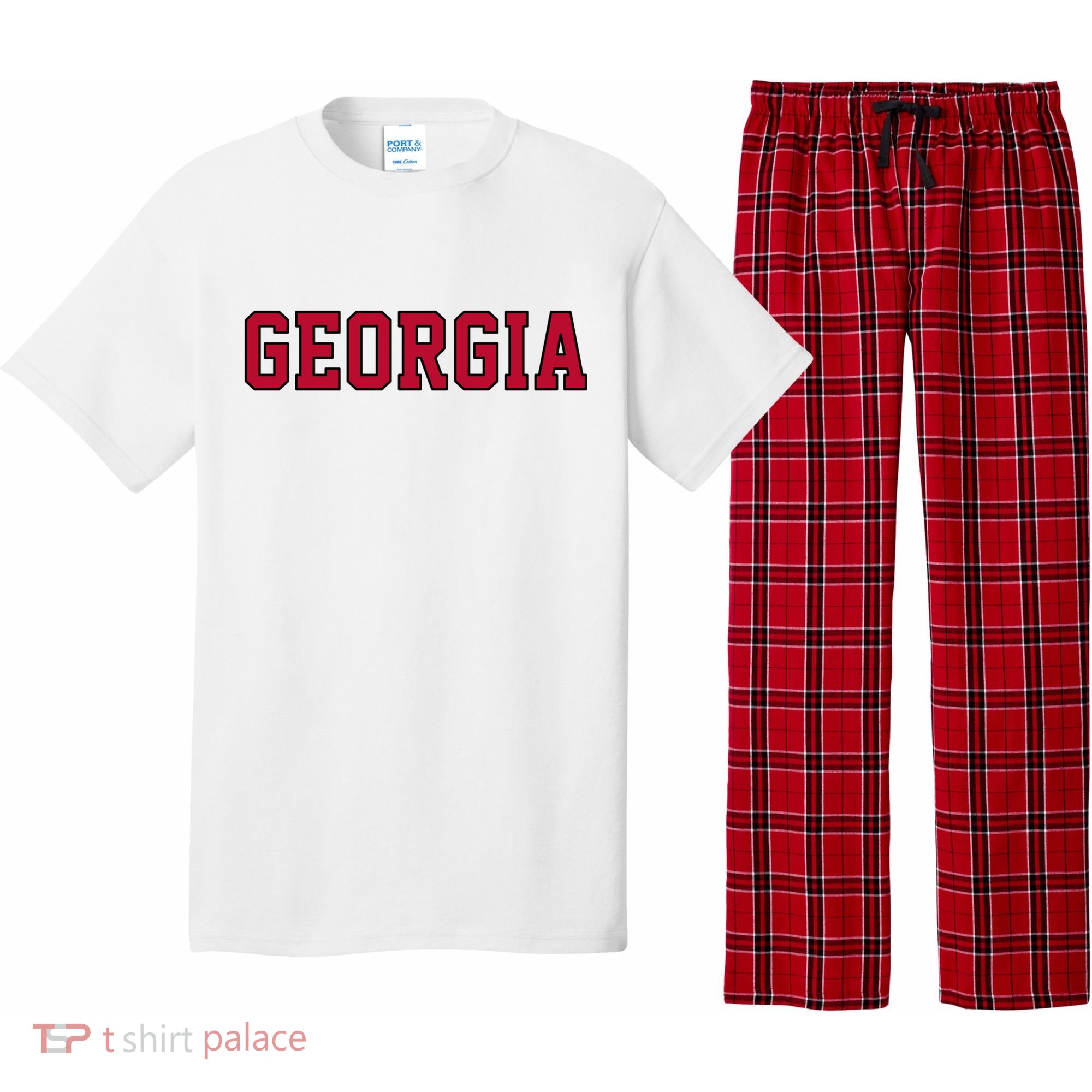 Vintage Georgia Retro Ga Pajama Set