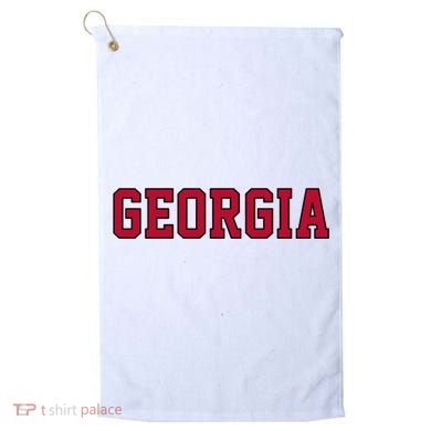 Vintage Georgia Retro Ga Golf Towel
