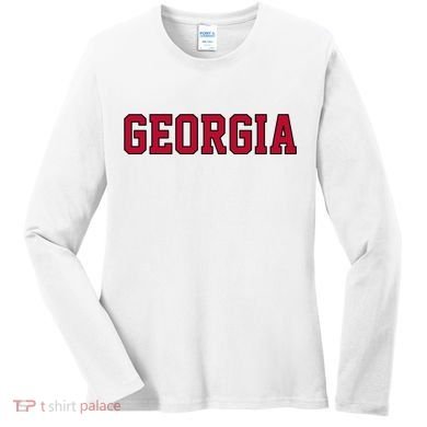 Vintage Georgia Retro Ga Women's Long Sleeve Shirt
