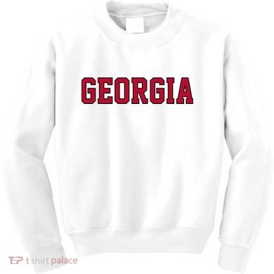 Vintage Georgia Retro Ga Kids Sweatshirt