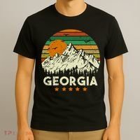 Vintage Georgia Retro Style Ga Usa T-Shirt thumb 3
