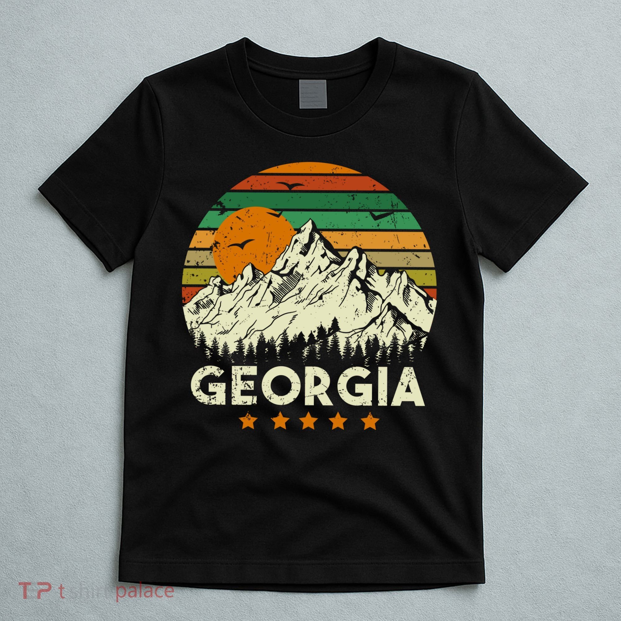 Vintage Georgia Retro Style Ga Usa T-Shirt