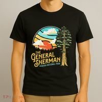 Vintage General Sherman Sequoia National Park Retro Graphic T-Shirt thumb 3