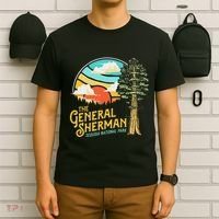 Vintage General Sherman Sequoia National Park Retro Graphic T-Shirt thumb 6