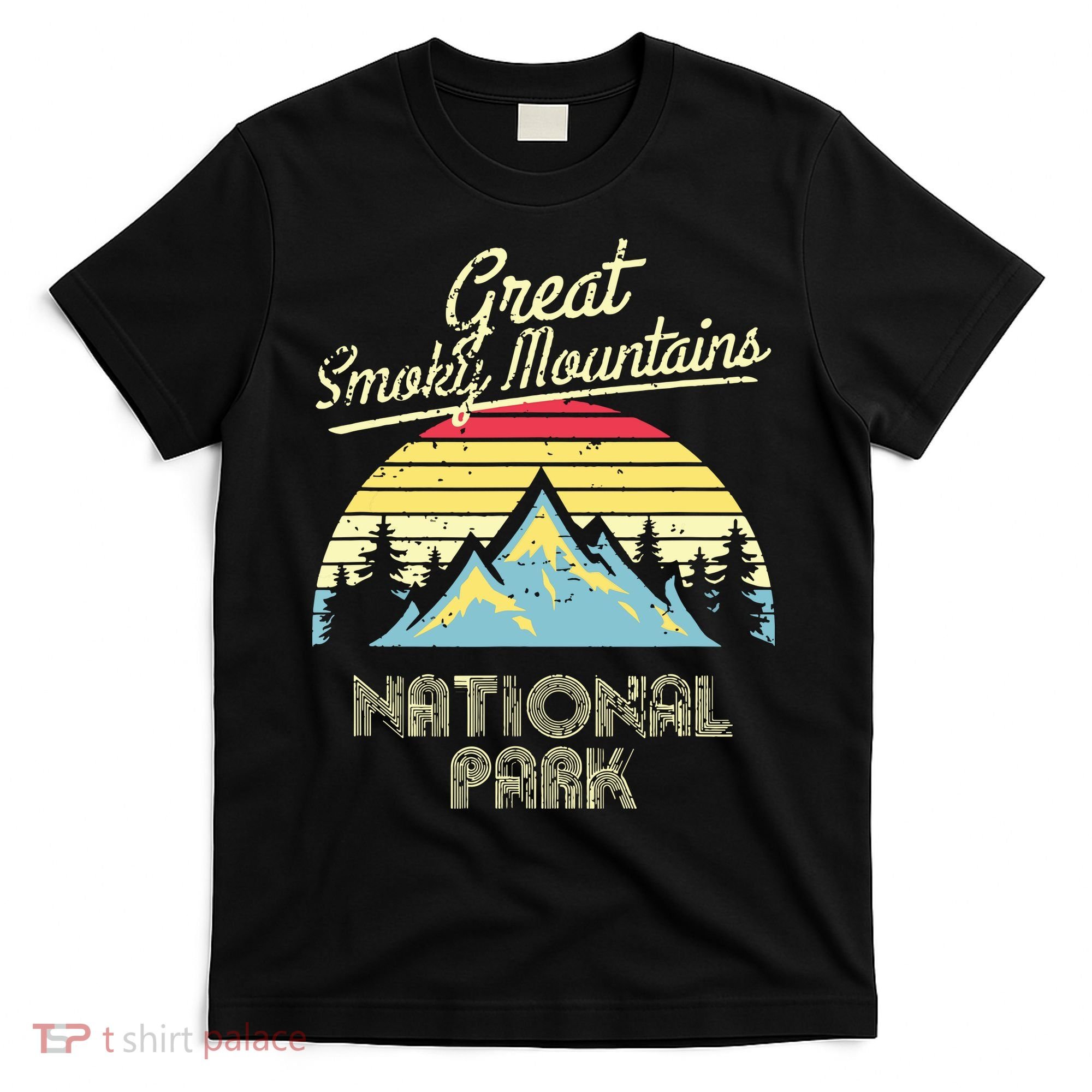 Vintage Great Smoky Mountains National Park Mountain T-Shirt
