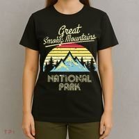 Vintage Great Smoky Mountains National Park Mountain T-Shirt thumb 4