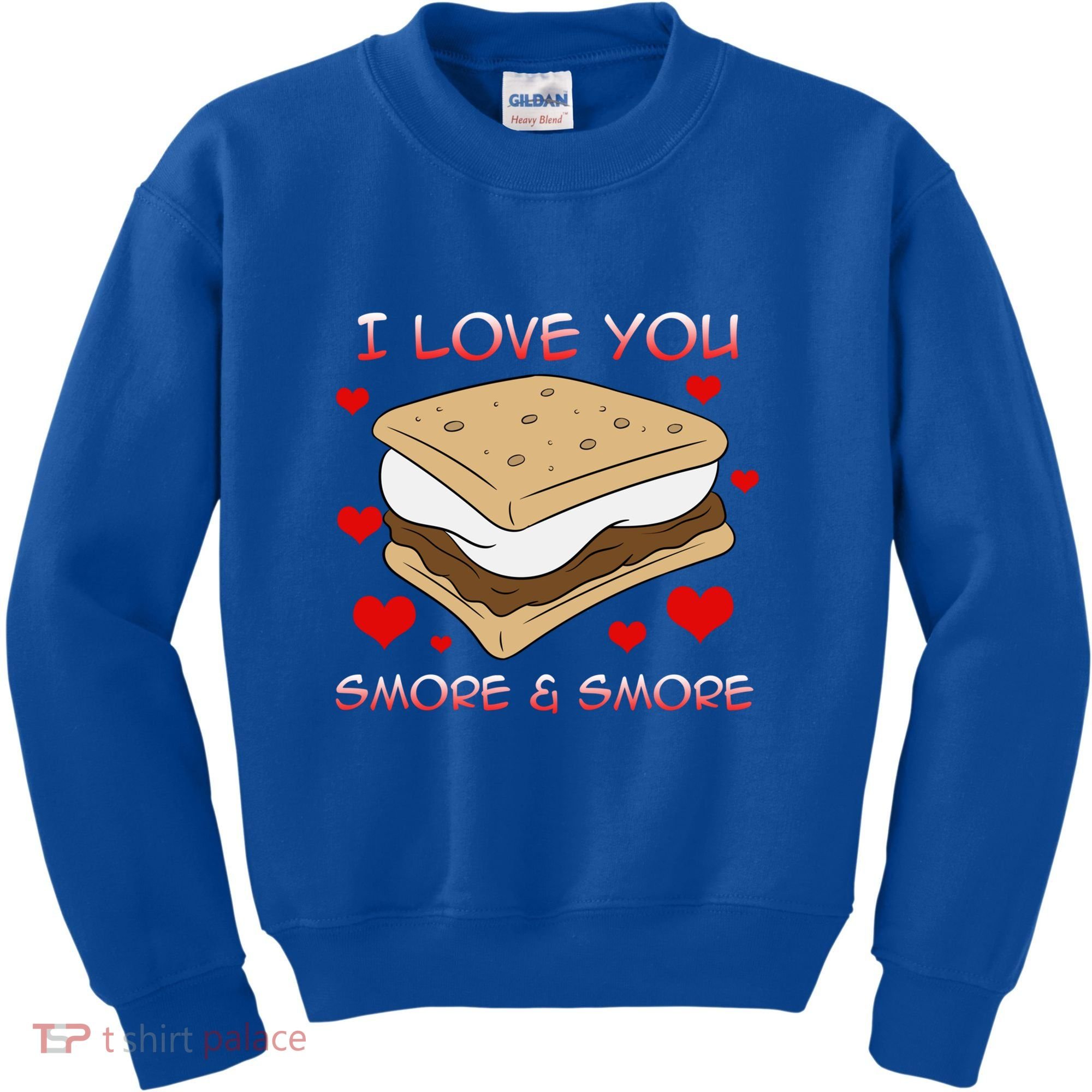 Valentines Gift Smore Do You Love Eating Smores Valentines Meaningful Gift Kids Sweatshirt