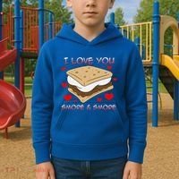 Valentines Gift Smore Do You Love Eating Smores Valentines Meaningful Gift Kids Hoodie thumb 2