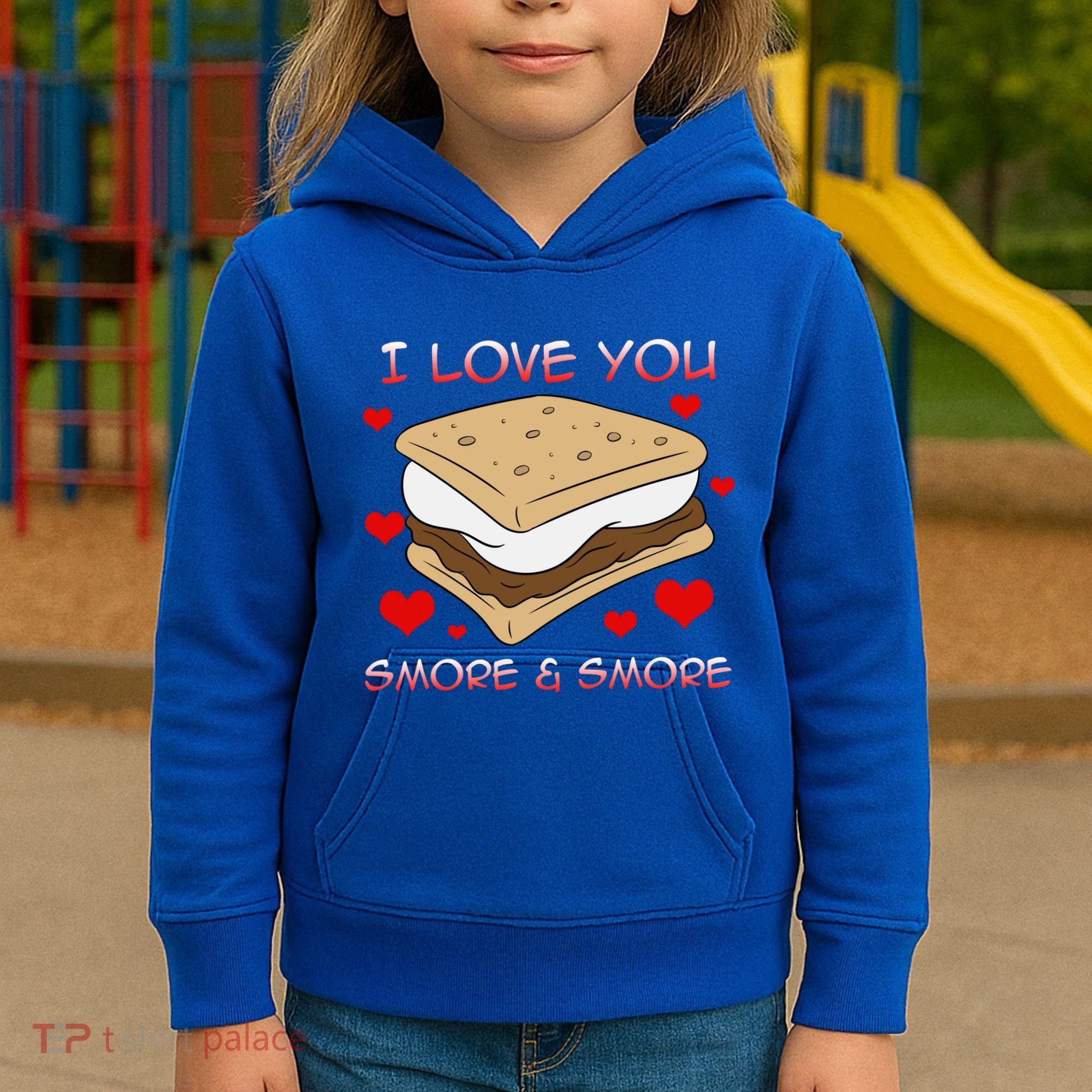 Valentines Gift Smore Do You Love Eating Smores Valentines Meaningful Gift Kids Hoodie
