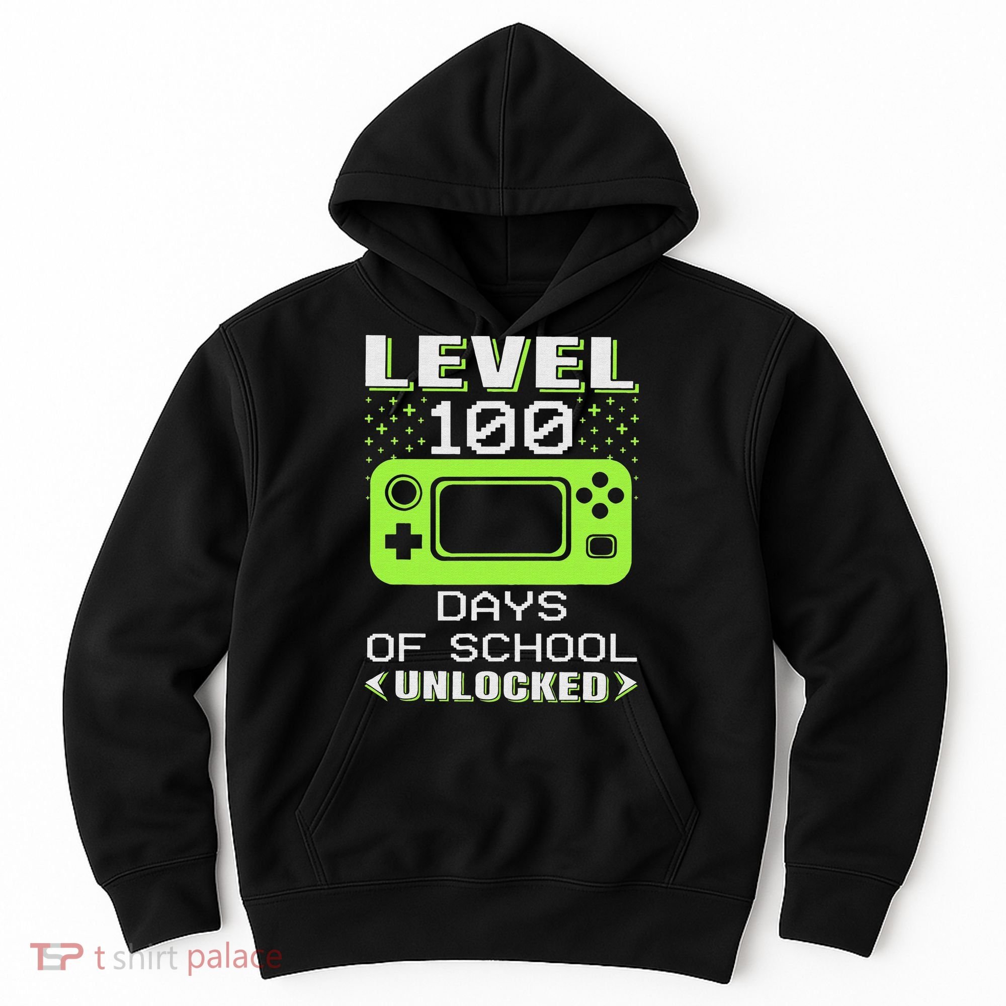 Video Gamer Student 100th Day Teacher 100 Days of School Hoodie