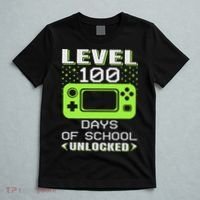 Video Gamer Student 100th Day Teacher 100 Days of School T-Shirt thumb 5