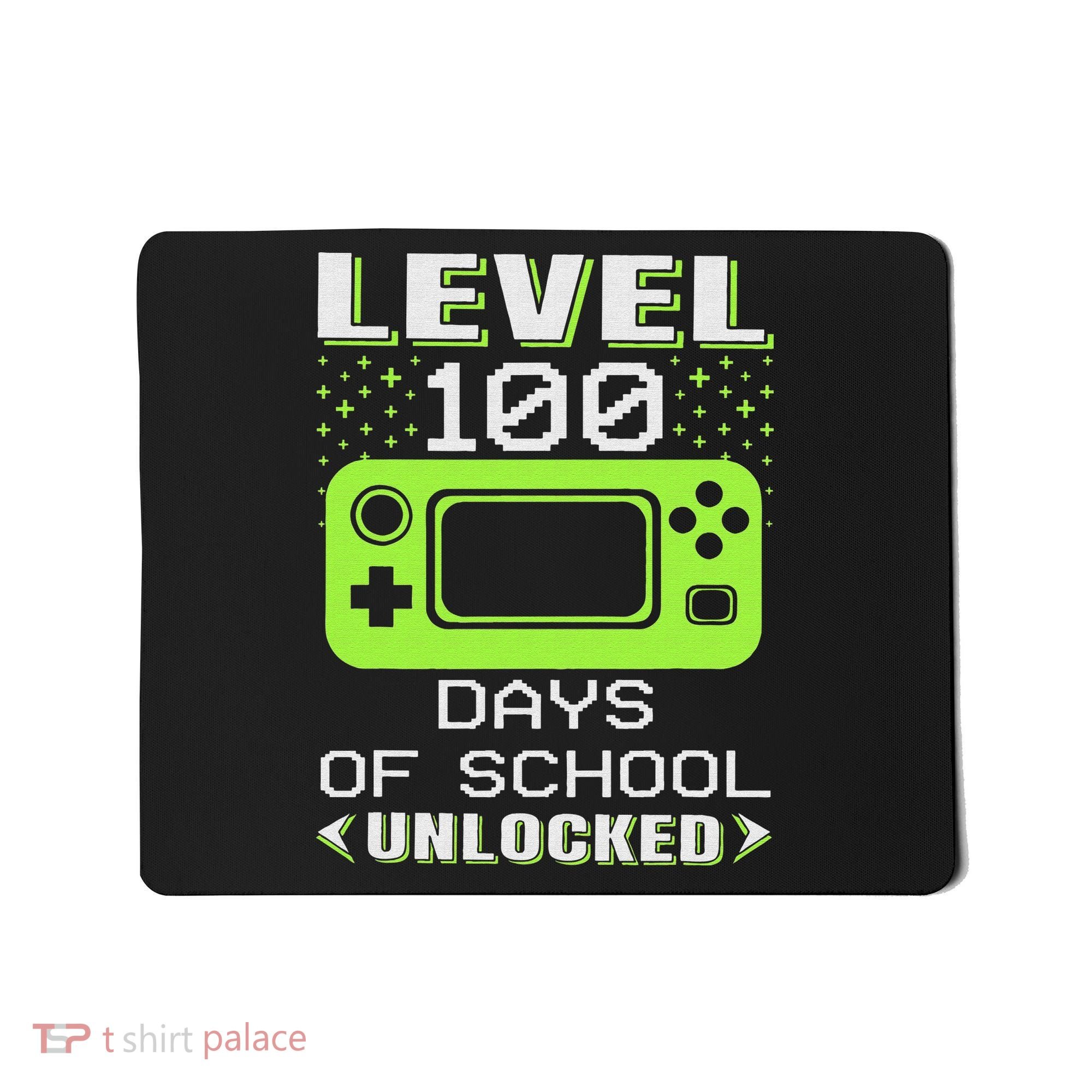 Video Gamer Student 100th Day Teacher 100 Days of School Mousepad