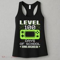 Video Gamer Student 100th Day Teacher 100 Days of School Women's Tank Top thumb 3