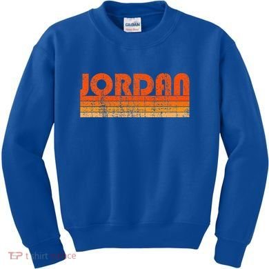 Vintage Grunge Style Jordan Kids Sweatshirt