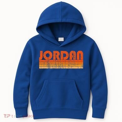 Vintage Grunge Style Jordan Kids Hoodie