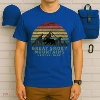 Vintage Great Smoky Mountains National Park Bear Meaningful Gift T-Shirt thumb 6