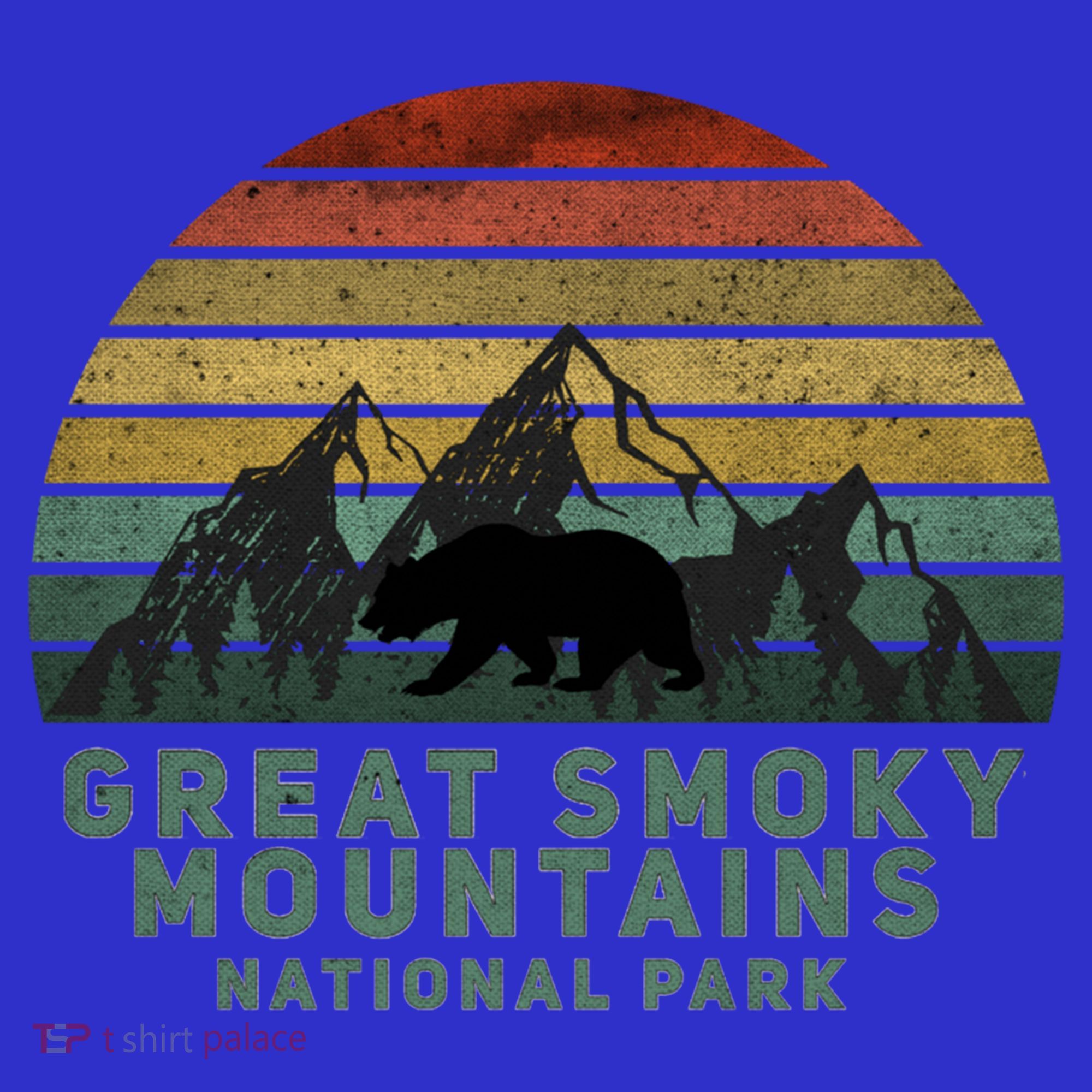 Vintage Great Smoky Mountains National Park Bear Meaningful Gift T-Shirt