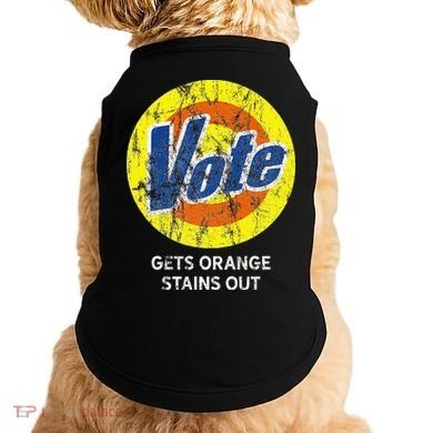 Vote Gets Stubborn Orange Stains Out Detergent Doggie Tank
