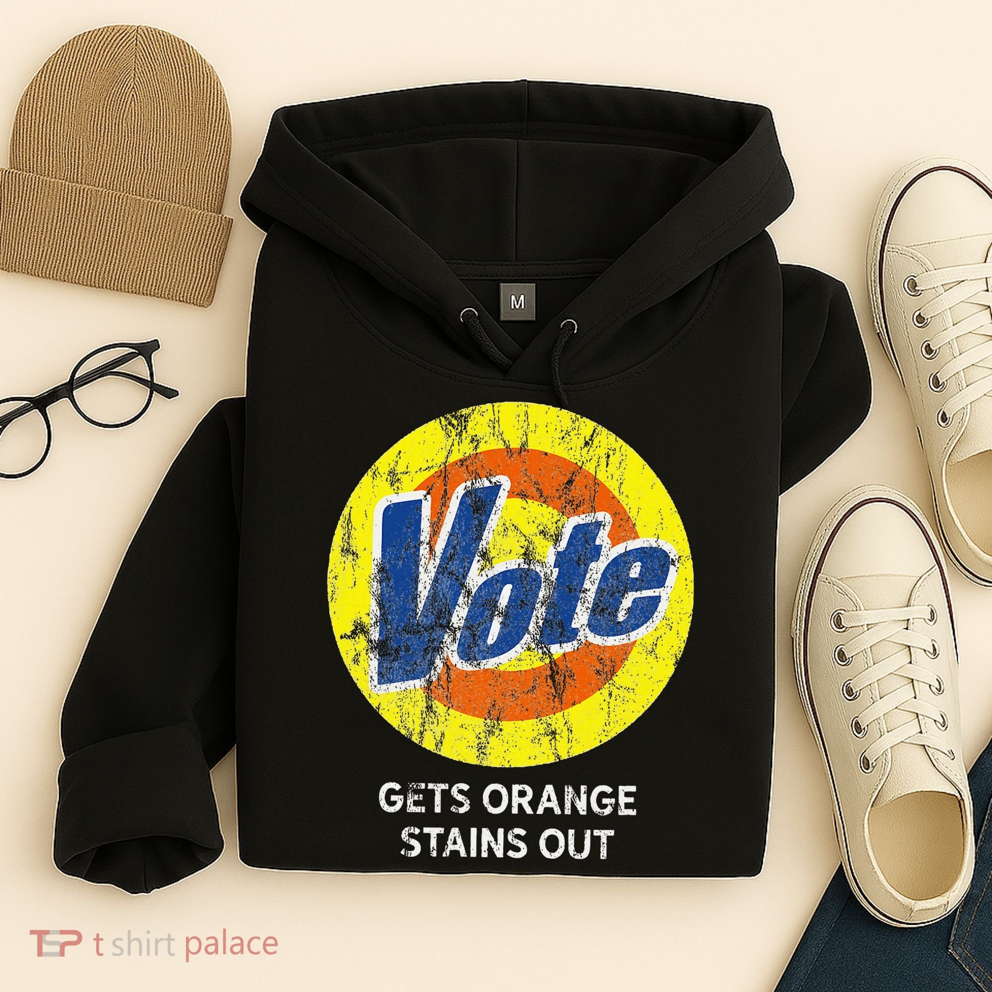 Vote Gets Stubborn Orange Stains Out Detergent Hoodie