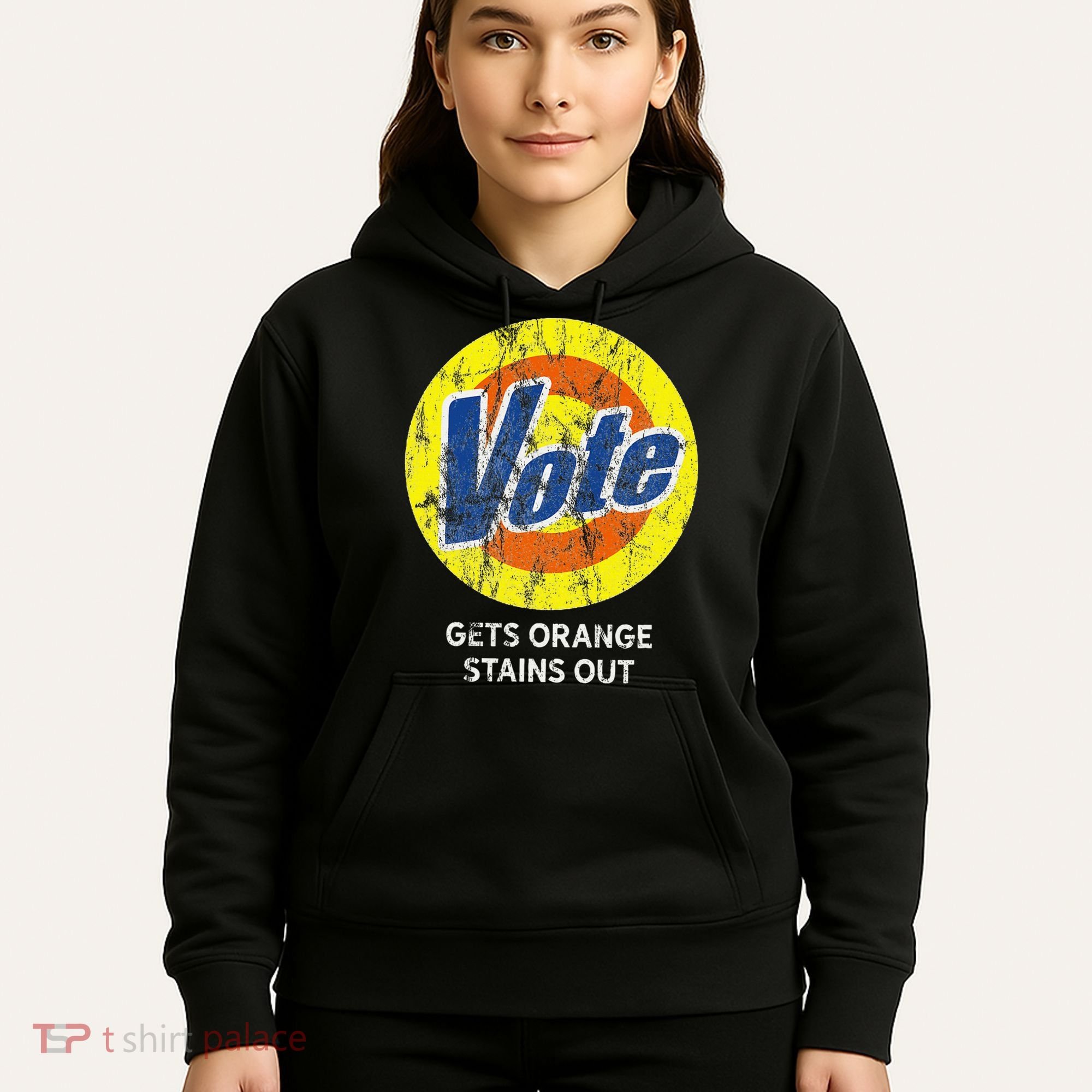 Vote Gets Stubborn Orange Stains Out Detergent Hoodie
