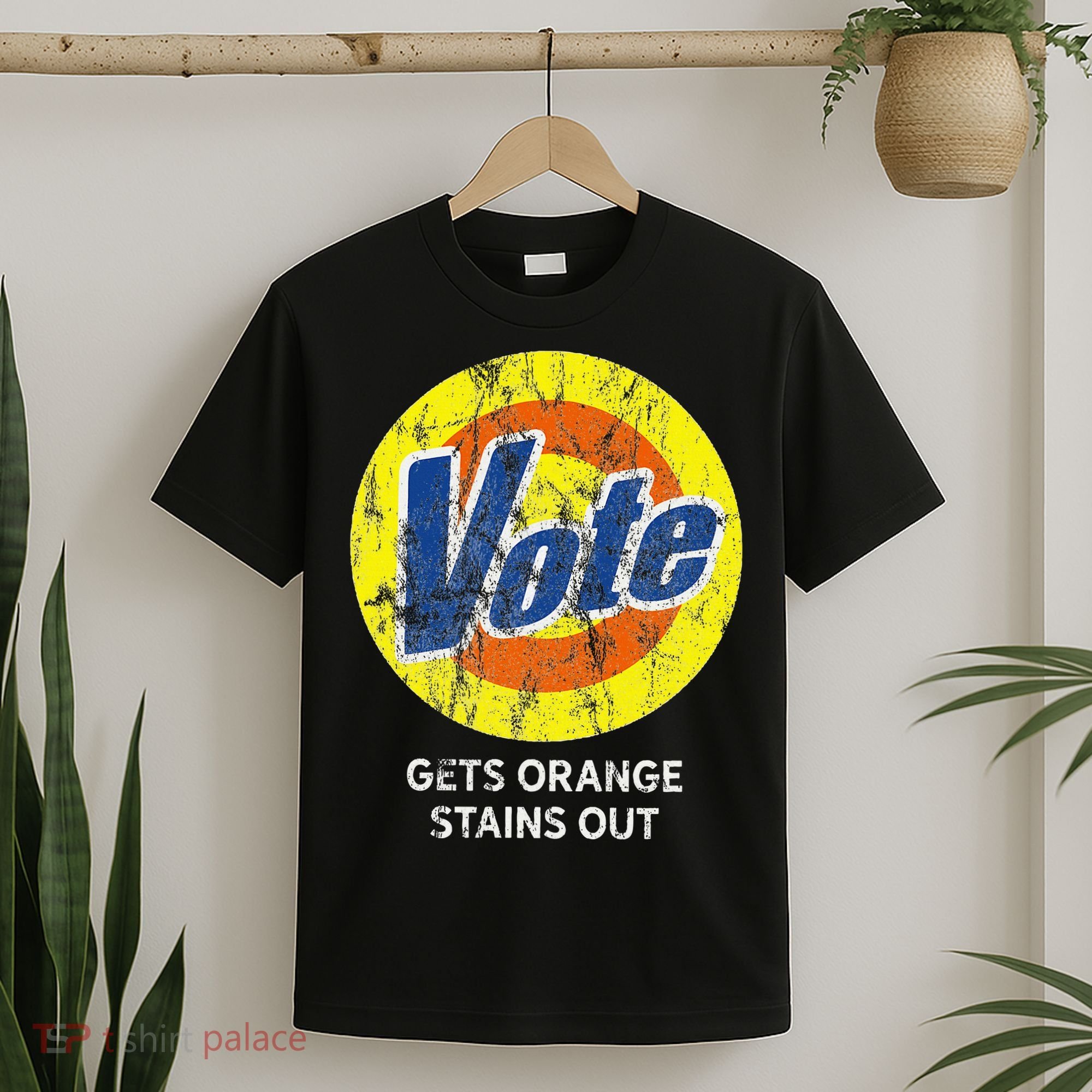 Vote Gets Stubborn Orange Stains Out Detergent T-Shirt