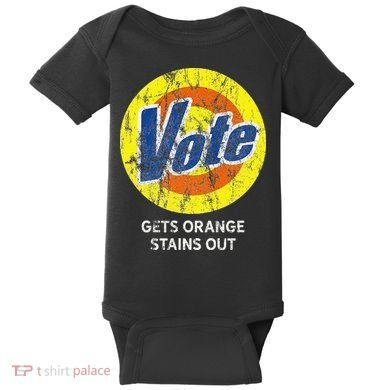 Vote Gets Stubborn Orange Stains Out Detergent Baby Bodysuit