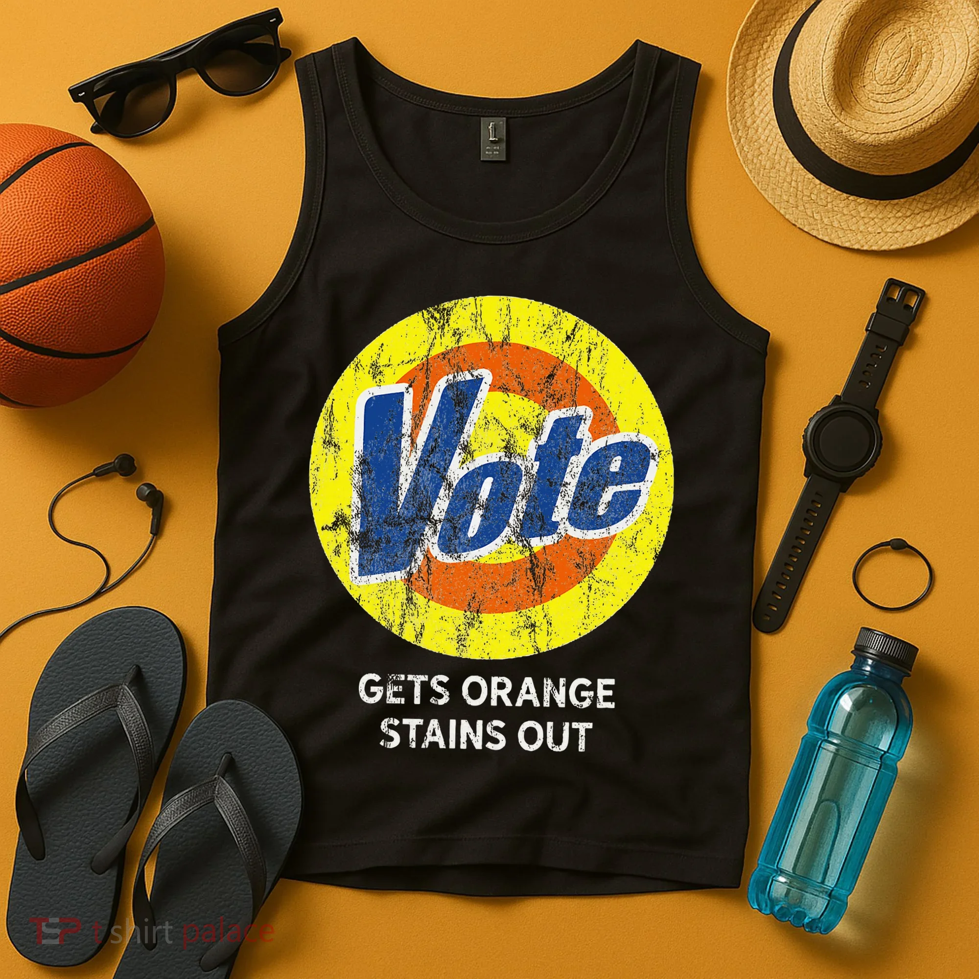 Vote Gets Stubborn Orange Stains Out Detergent Tank Top