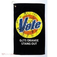 Vote Gets Stubborn Orange Stains Out Detergent Golf Towel thumb 0