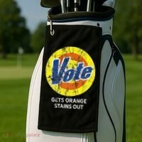 Vote Gets Stubborn Orange Stains Out Detergent Golf Towel thumb 2