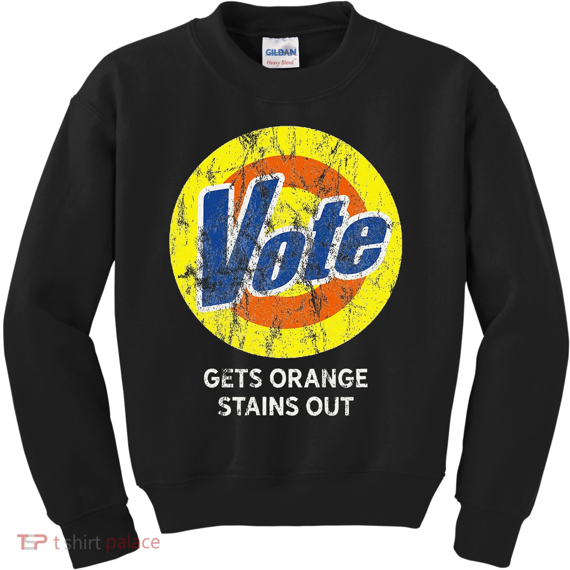 Vote Gets Stubborn Orange Stains Out Detergent Kids Sweatshirt