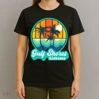 Vintage Gulf Shores Alabama Summer Vacation Beach Souvenirs T-Shirt thumb 4