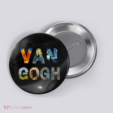 Van Gogh Tribute To Vincent Van Gogh Button