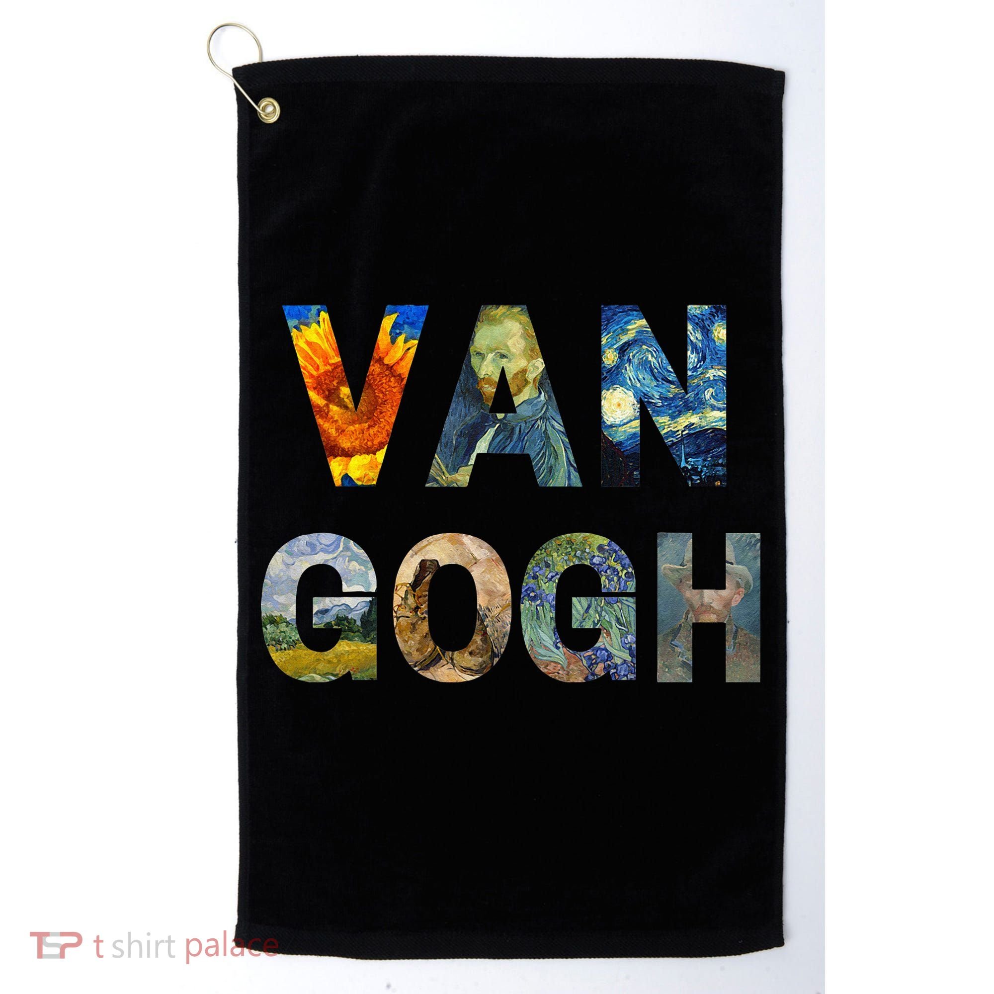 Van Gogh Tribute To Vincent Van Gogh Golf Towel